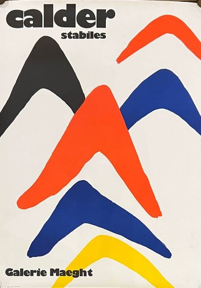 CALDER Alexander, d'après 
Affiche pour l'exposition...