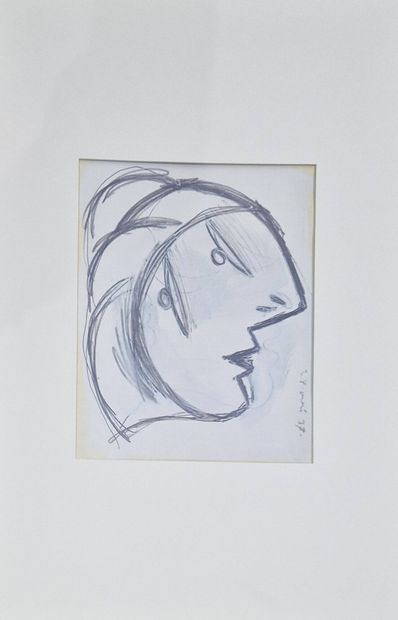 PICASSO Pablo, d'après
Etude préparatoire...