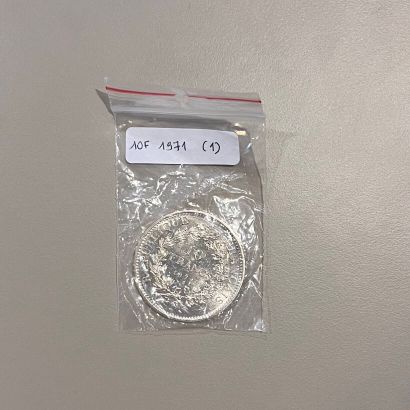 Ensemble de pièces en argent (900) de 10...