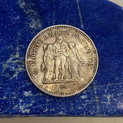 Pièce en argent (900) de 50 Francs de type...