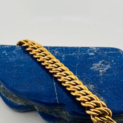 Bracelet souple en or 18K (750) à maille...