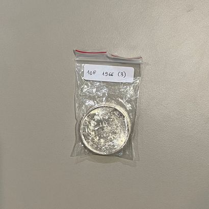 Ensemble de pièces en argent (900) de 10...