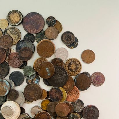 Vrac de pièces, périodes diverses & métaux...