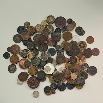 Vrac de pièces, périodes diverses & métaux...
