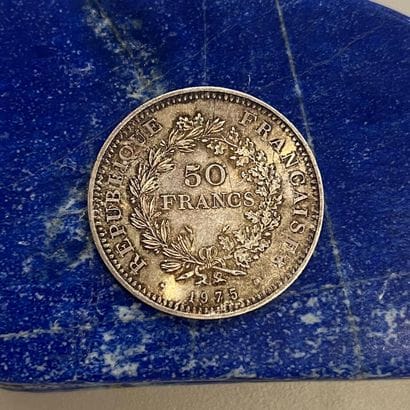 Pièce en argent (900) de 50 Francs de type...