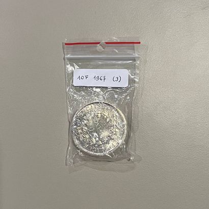 Ensemble de pièces en argent (900) de 10...