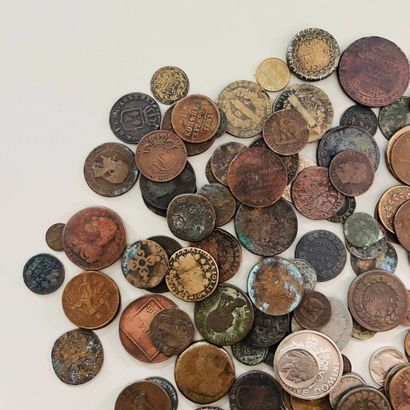 Vrac de pièces, périodes diverses & métaux...