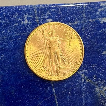 USA 
Pièce en or (900) de 20 Dollars Saint-Gaudens...