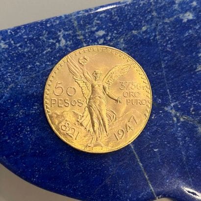 MEXIQUE
Pièce en or (900) de 50 pesos 1947
Poids...
