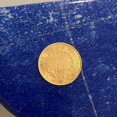 Pièce or (900) de 20 Francs au Génie (1877,...