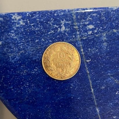 Pièce or (900) de 10 Francs Napoléon III...