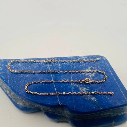 Débris de chaine en or 18K (750) à maille...