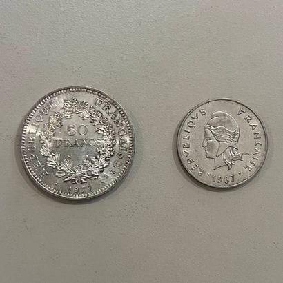 Lot de 41 pièces en argent (900) de 50 Francs...
