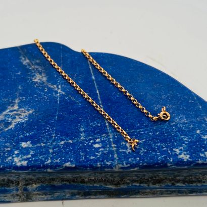 Débris de chaine en or 18K (750) à maille...