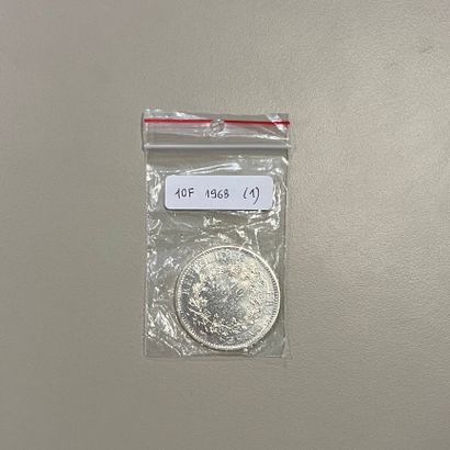 Ensemble de pièces en argent (900) de 10...