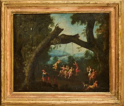 École françaiseduXVIIIesiècle
Fantaisie champêtre
Huile...