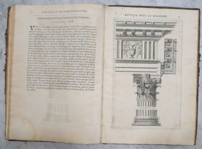 FRÉART DE CHAMBRAY (Roland). Parallèle de...