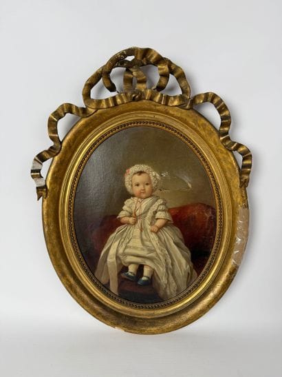 École du XIXe siècle
Portrait de jeune enfant...