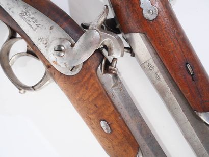 Paire de pistolets d’arçons réglementaire...