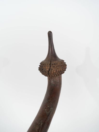 Massue des îles Fidji en bois dur sculpté
Extrémité...