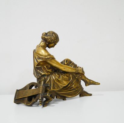 James PRADIER (1790-1852) d'après
Sapho
Bronze...