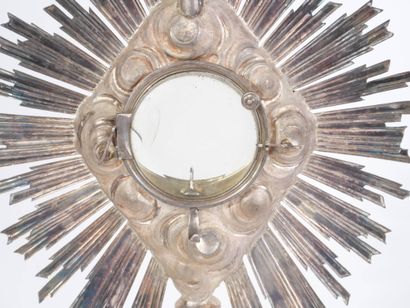 Ostensoir de monstrance en argent (moitié...