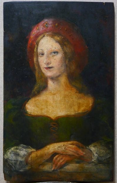 Ecole flamande du XIXe siècle
Portrait de...