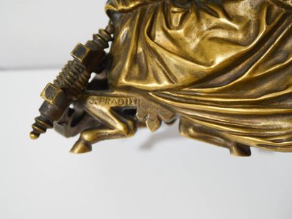 James PRADIER (1790-1852) d'après
Sapho
Bronze...