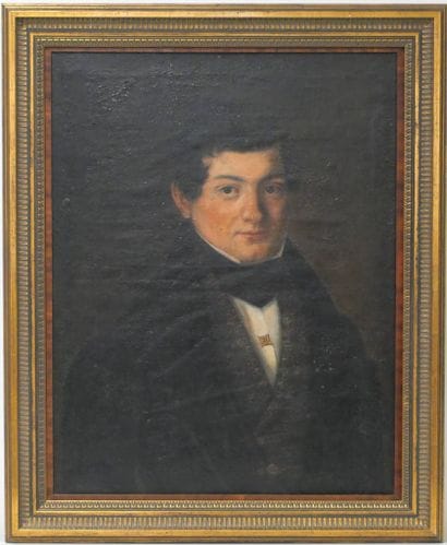 Ecole du XIXe siècle
Portrait d'homme à la...