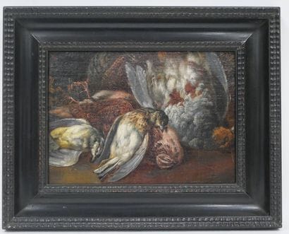 École flamande vers 1800
Trophée de chasse...