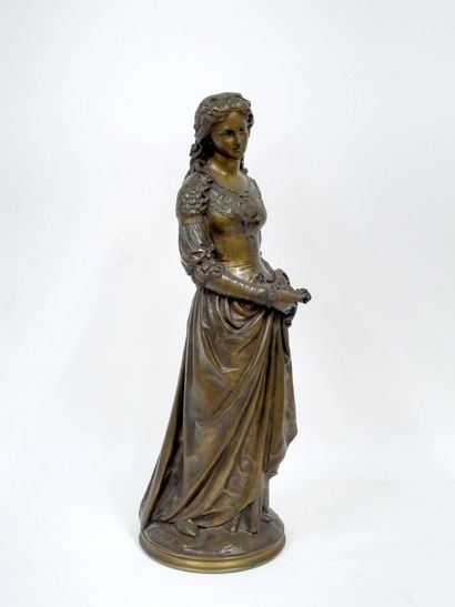 Jean Didier DEBUT (1824-1893) 
Jeune femme...