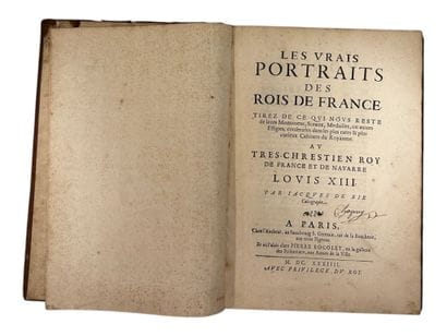 DE BIE (Jacques). Les vrais portraits des...