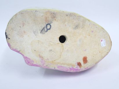 CHINE - XXe siècle
Groupe en porcelaine émaillée...