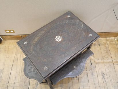Syrie, début XXe siècle
Table à plateau rectangulaire,...