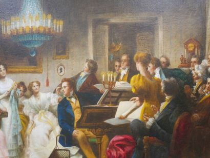 M SCHMID (actif au XIXe siècle)
Concert de...