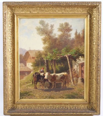 François VUAGNAT (1826-1910)
Vaches à la...
