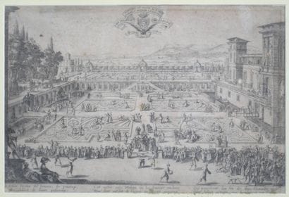 Jacques CALLOT (1592 - 1635)
Le parterre...