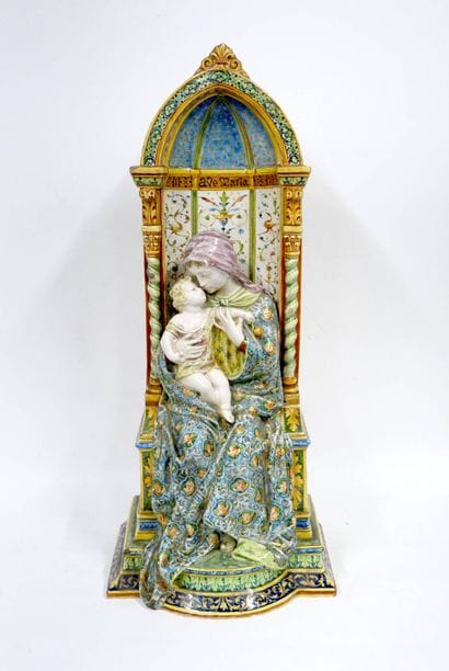 Angelo MINGHETTI (1822-1885)
Vierge à l'enfant...