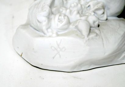 Faune et danseuse au tambourin, épreuve en...