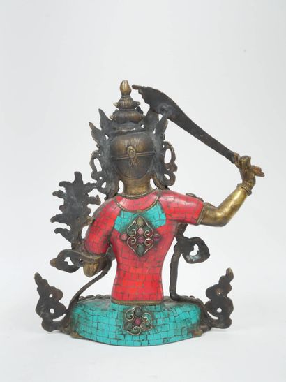 THAILANDE, XXe siècle
Divinité levant un...