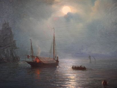 Théodore GUDIN (1802-1880)
Marine au clair...