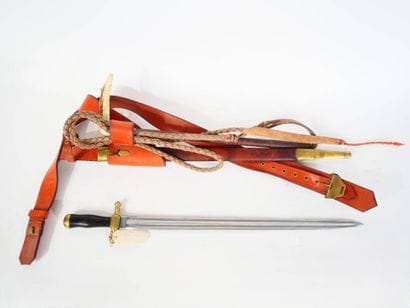 Ensemble de veneur.
Comprenant :
-Dague,...