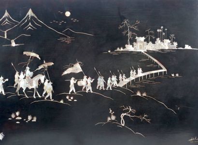 Thanh LAP (actif au XXe siècle)
La procession
Panneau...