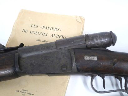 Colonel Aubert 1813-1888.
Carabine Vetterli...