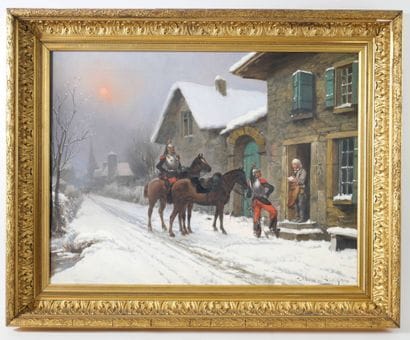 Théodore LEVIGNE (1848-1912)
L'ordre de réquisition
Huile...