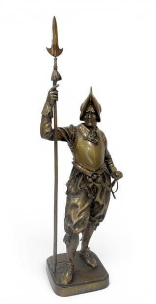 Armand Jules Le Véel (1821–1905)
Huguenot,
bronze,...
