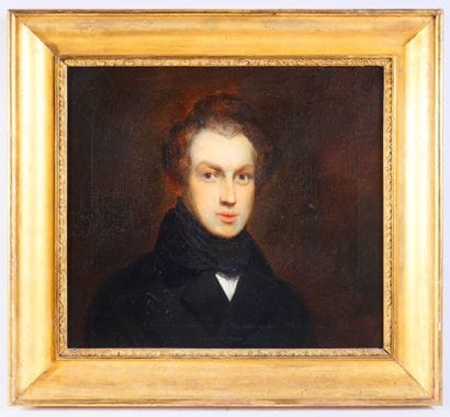 École du XIXe siècle
Portrait de jeune homme
Huile...