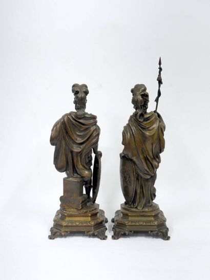 Mathurin MOREAU (1822-1912) 
Athena et Mars...