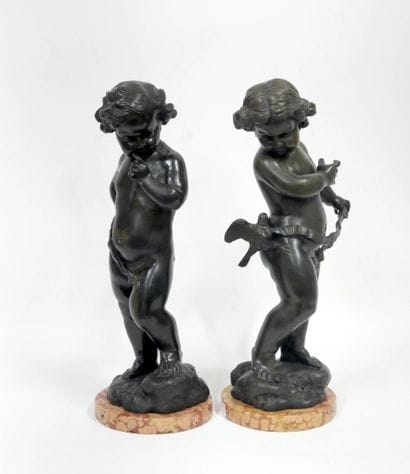 d'après Valentino BESAREL (1829-1902) 
Amour...