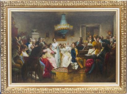 M SCHMID (actif au XIXe siècle)
Concert de...